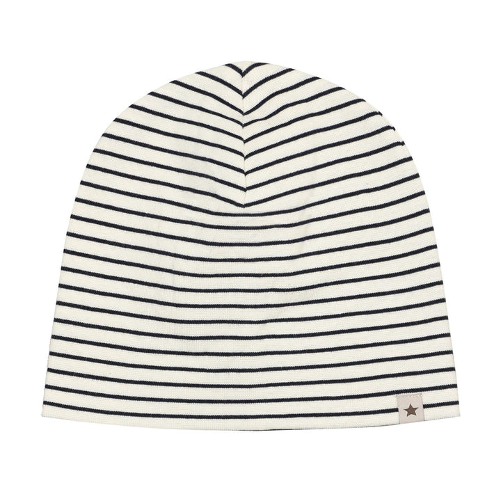 Beanie Stripe Rib  Navy Blazer