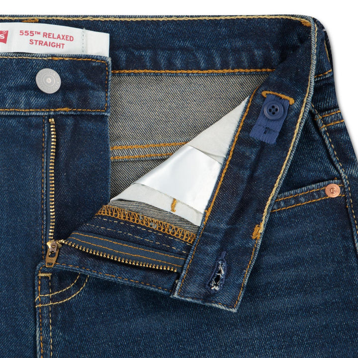 555 RELAXED STRAIGHT JEANS  Dark Hollow