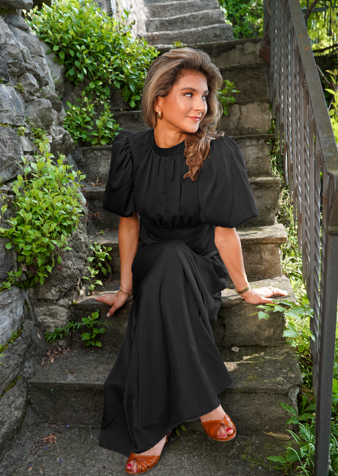 Holly kjole Long  Black