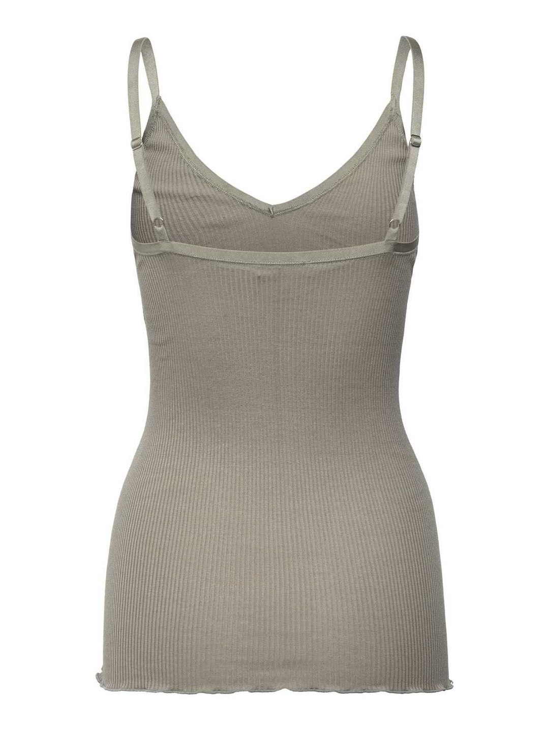 RWBelle Silk V-neck Elastic Top  Dried Sage