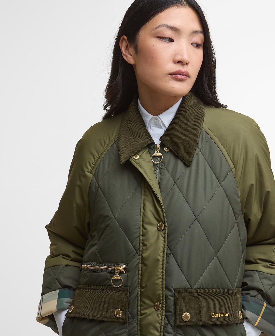 Martha Quilted Jacket  Olive