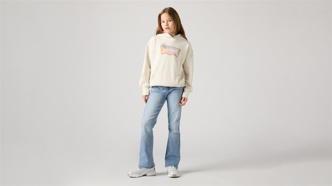 726 FLARE W/ POCKET DETAIL  Worn In Blue