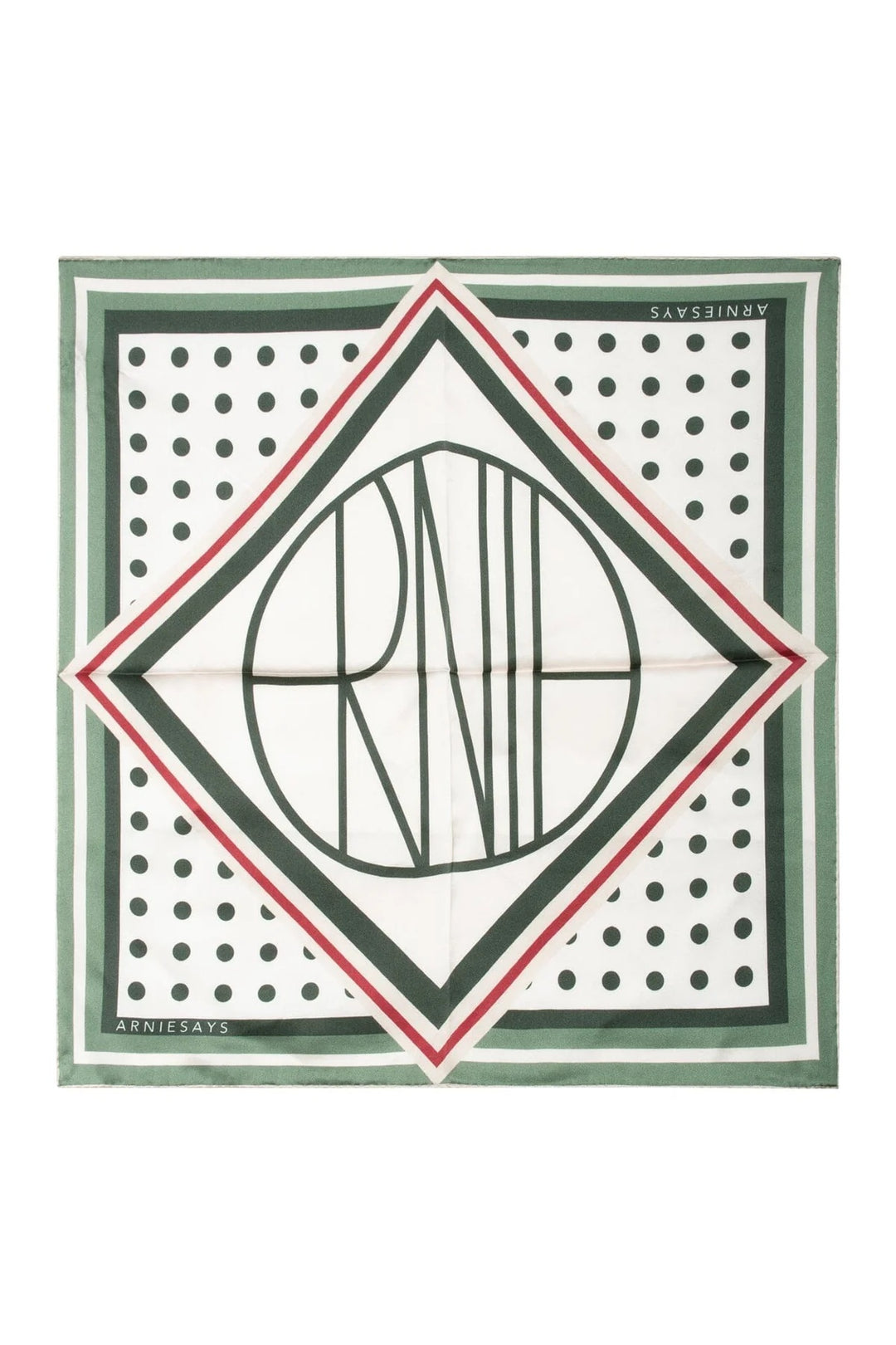 Kensington Silk  Green Multi