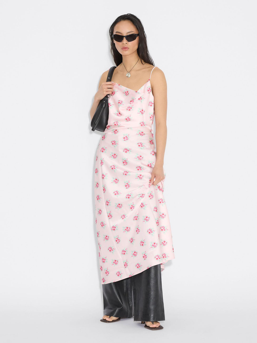 Eila Print Dress  Lt. Pink Mix