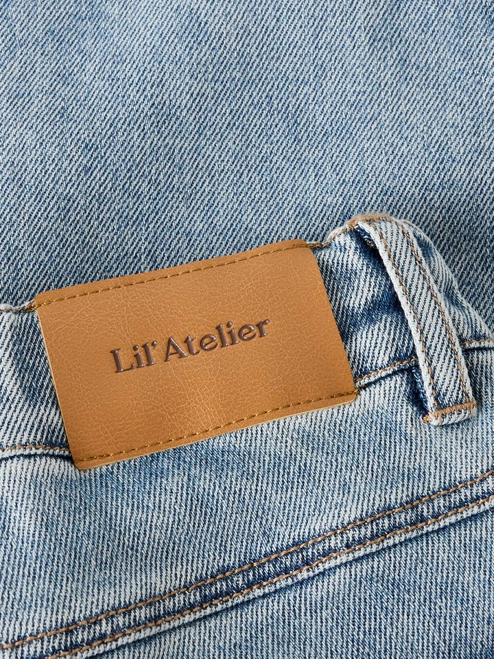 Darlee Loose Jeans  Mellomblå