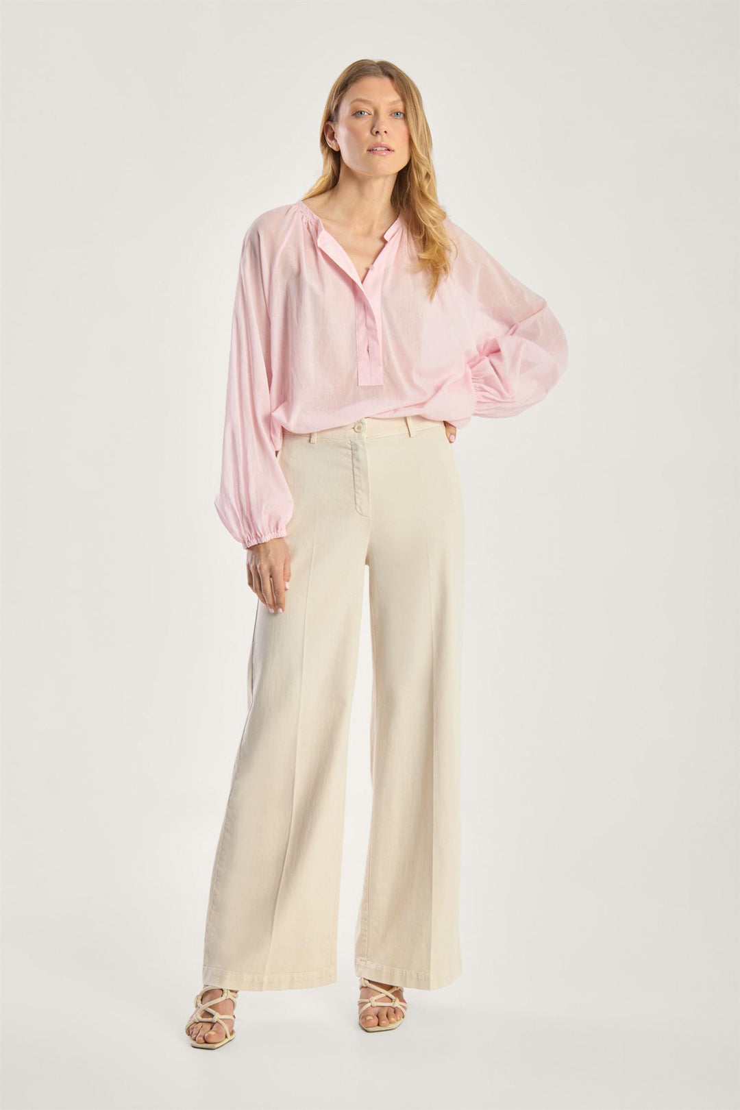 SHILOH COLORED SOFT DENIM  Crema