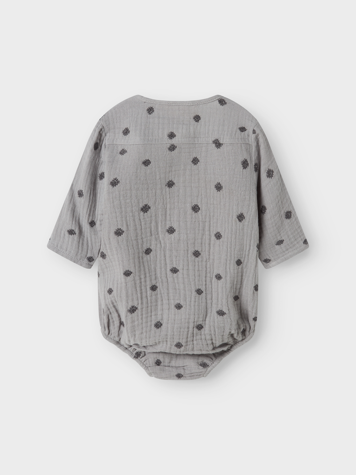NBMKOALA LS LOOSE SHIRT BODY LIL  Mellomgrå