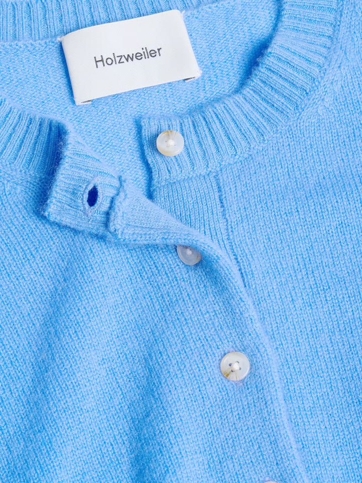 W. Cashmere Cardigan  Blue