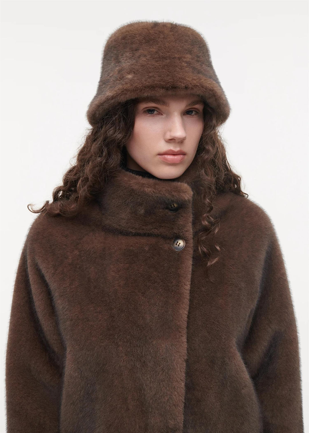 Beau Faux Mink  Choco