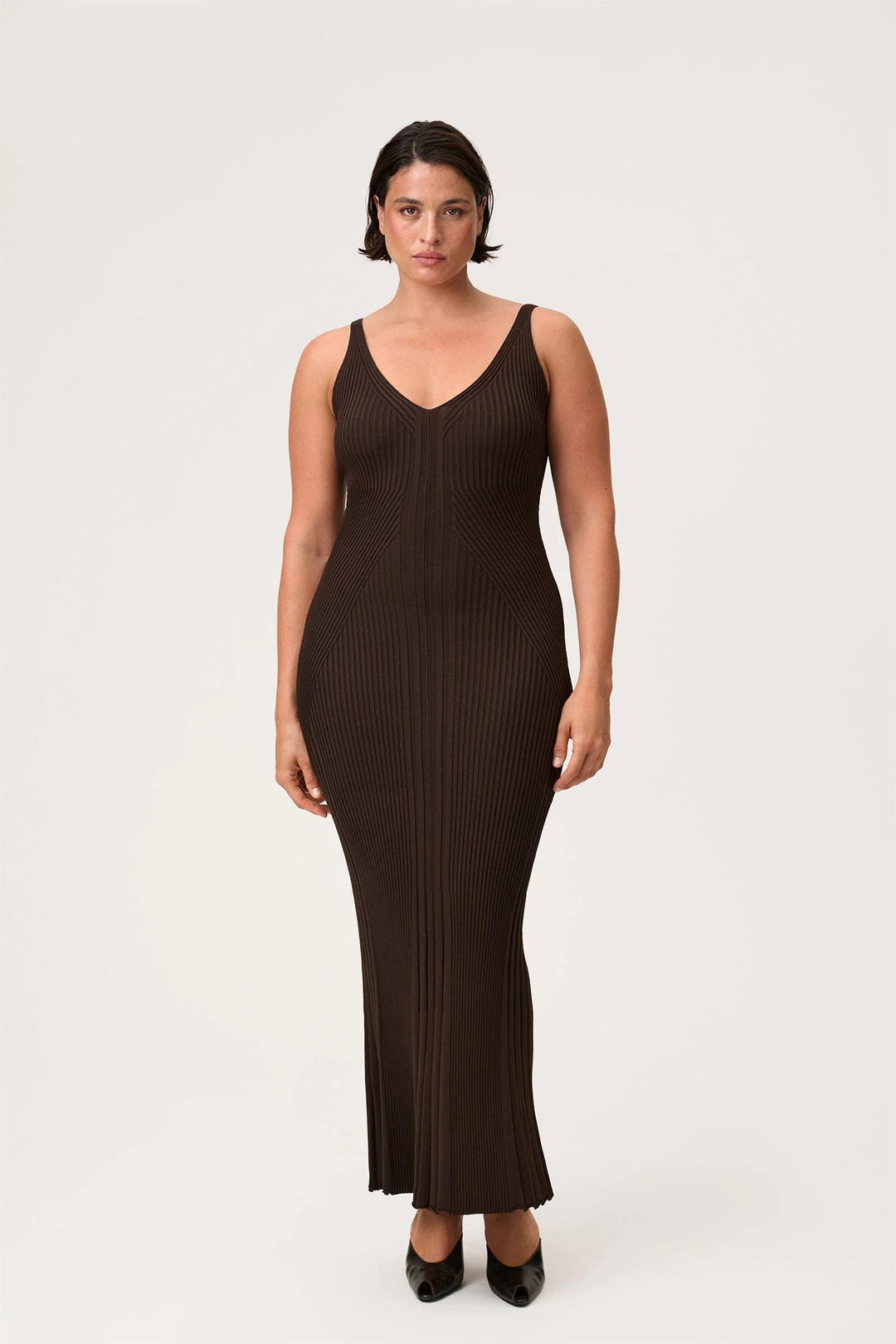 Lugo Maxi Dress  Brown