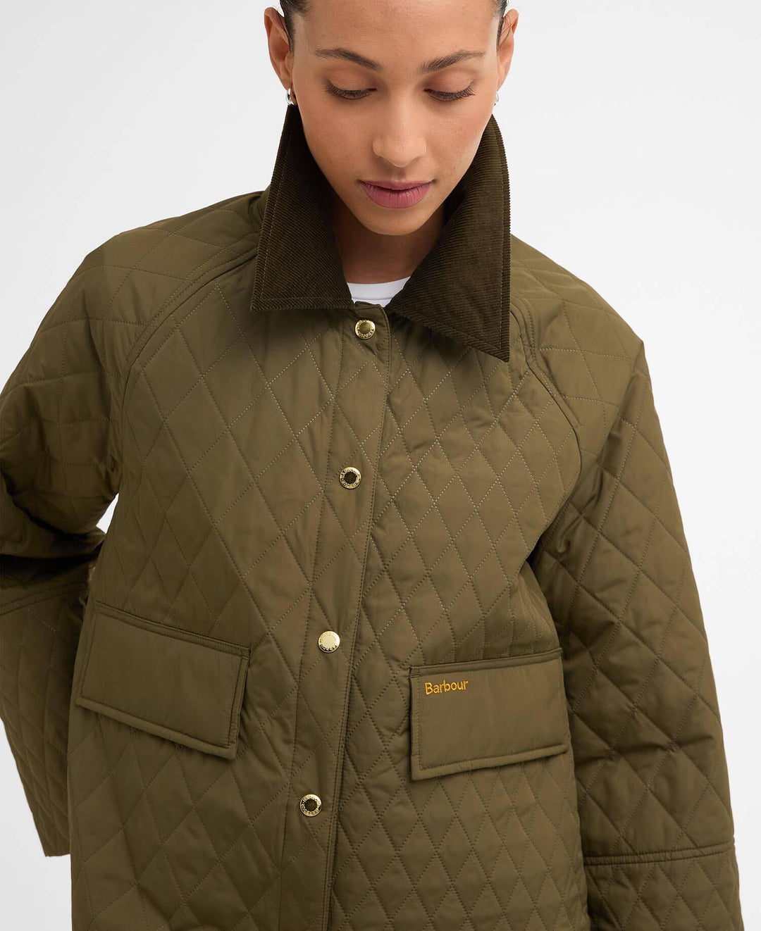 Barbour Kirby Quilt  Ivy Green/Ancient Tartan