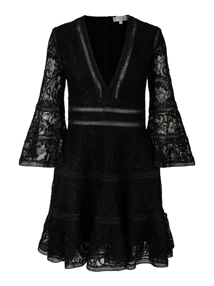 Millie lace mini dress  Black Lace