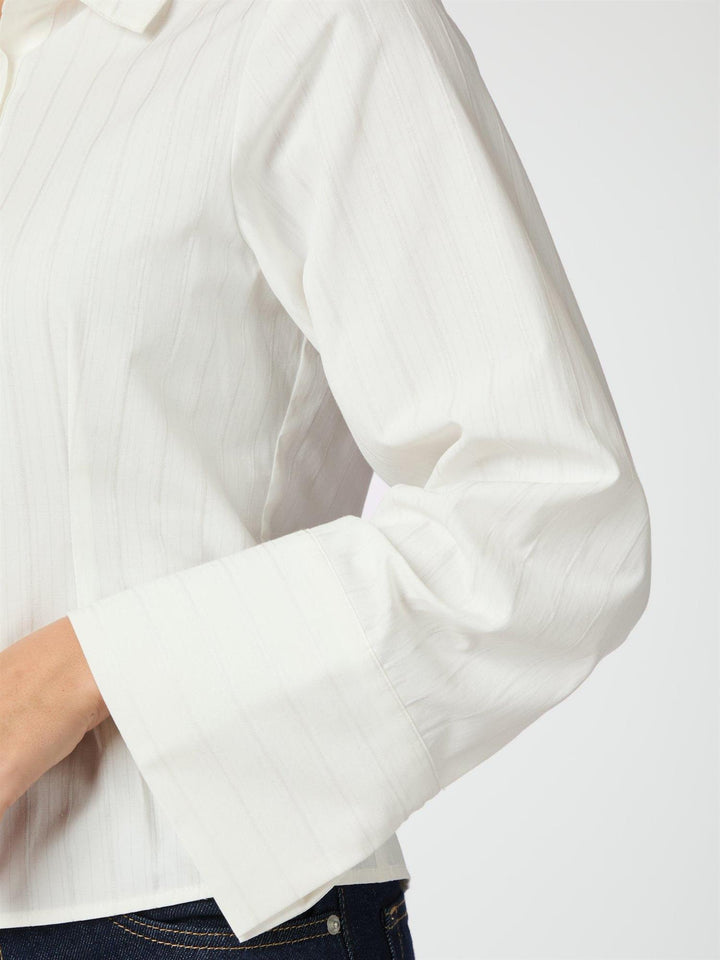 Rosa solid shirt  White
