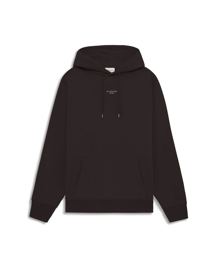 Le Hoodie Slogan Classique  Dk Brown