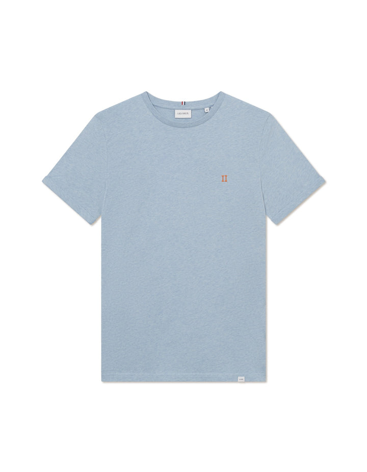 Nørregaard T-Shirt - Seasonal  Bel Air Blue Melange/Orange