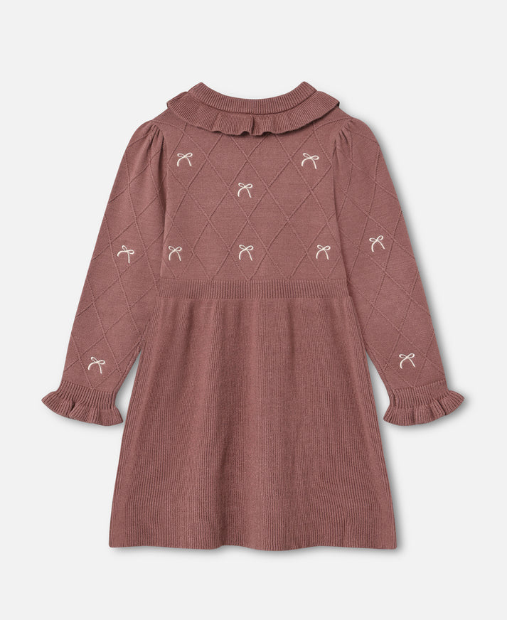 ALON BOW DRESS  Ash Rose