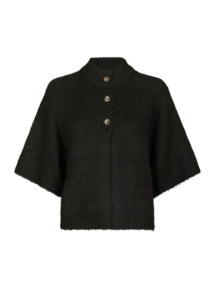 Benuta Fluffy Knit Cardigan  Dark Brown