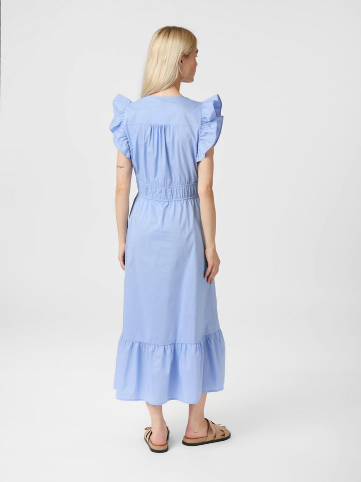 Pollana Poplin dress  Sky Blue