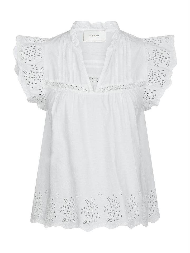 KYOTI EMBROIDERY TOP  White