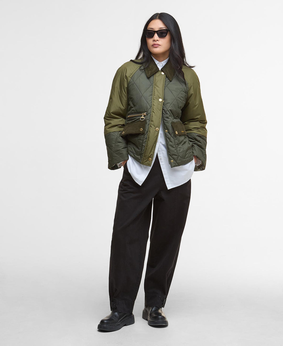 Martha Quilted Jacket  Olive