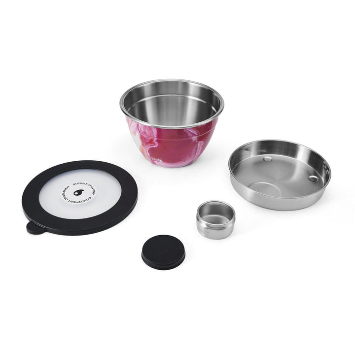 SALAD BOWL KIT 64 OZ / 1900 ML  Rose Agate