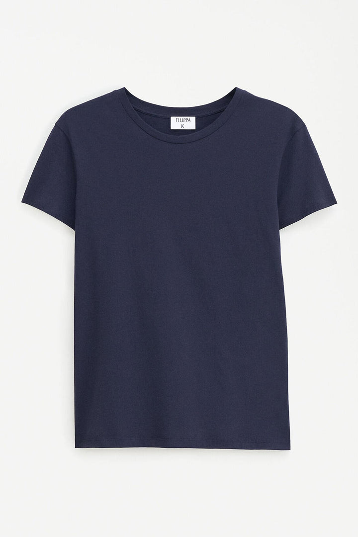 soft cotton tee  Navy