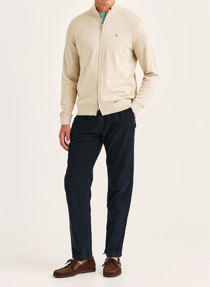 Riley Zip Cardigan  Khaki