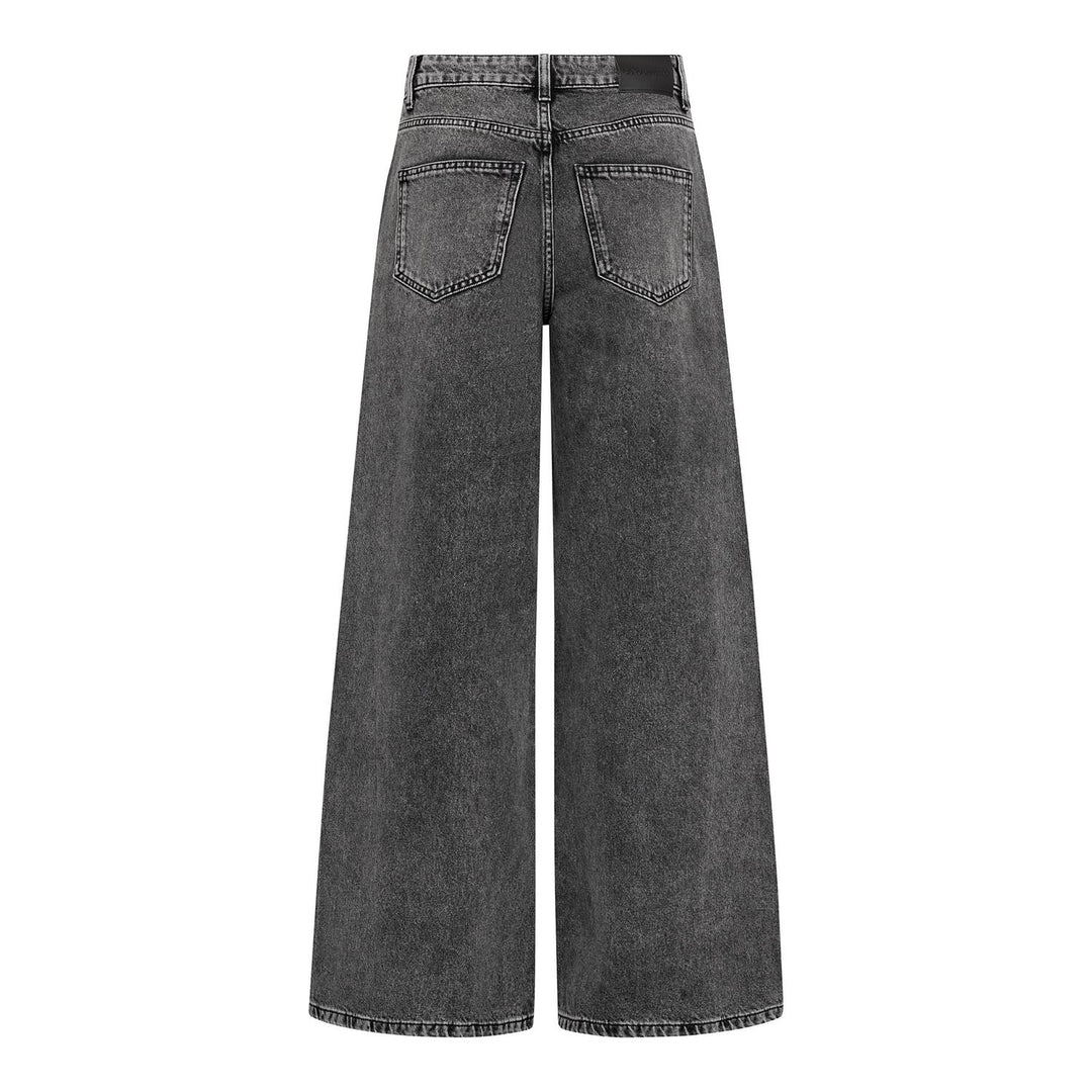 VickyCC Stone Wide Jeans Black