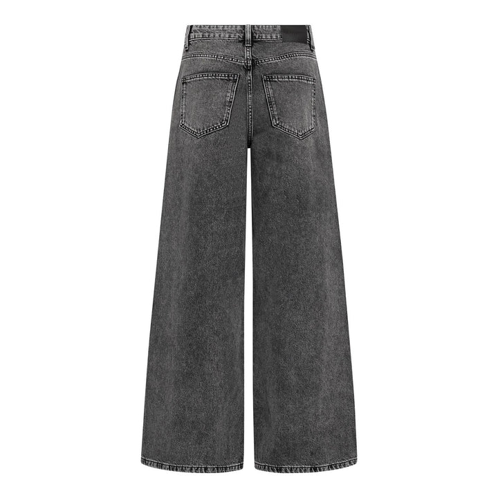 VickyCC Stone Wide Jeans Black