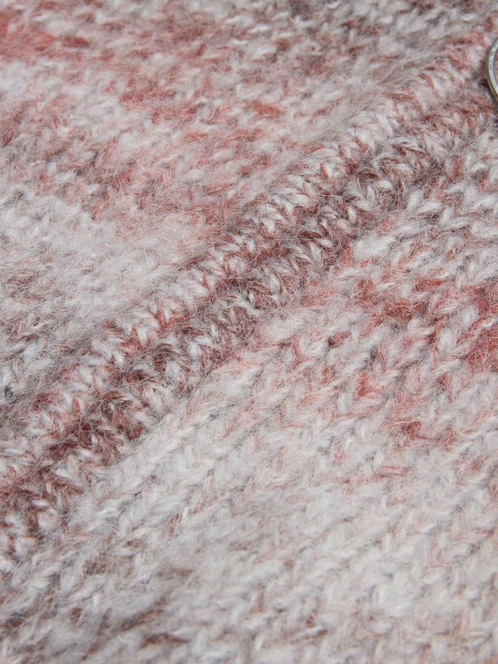 Tine Gradient Cardigan  Burgundy Mix