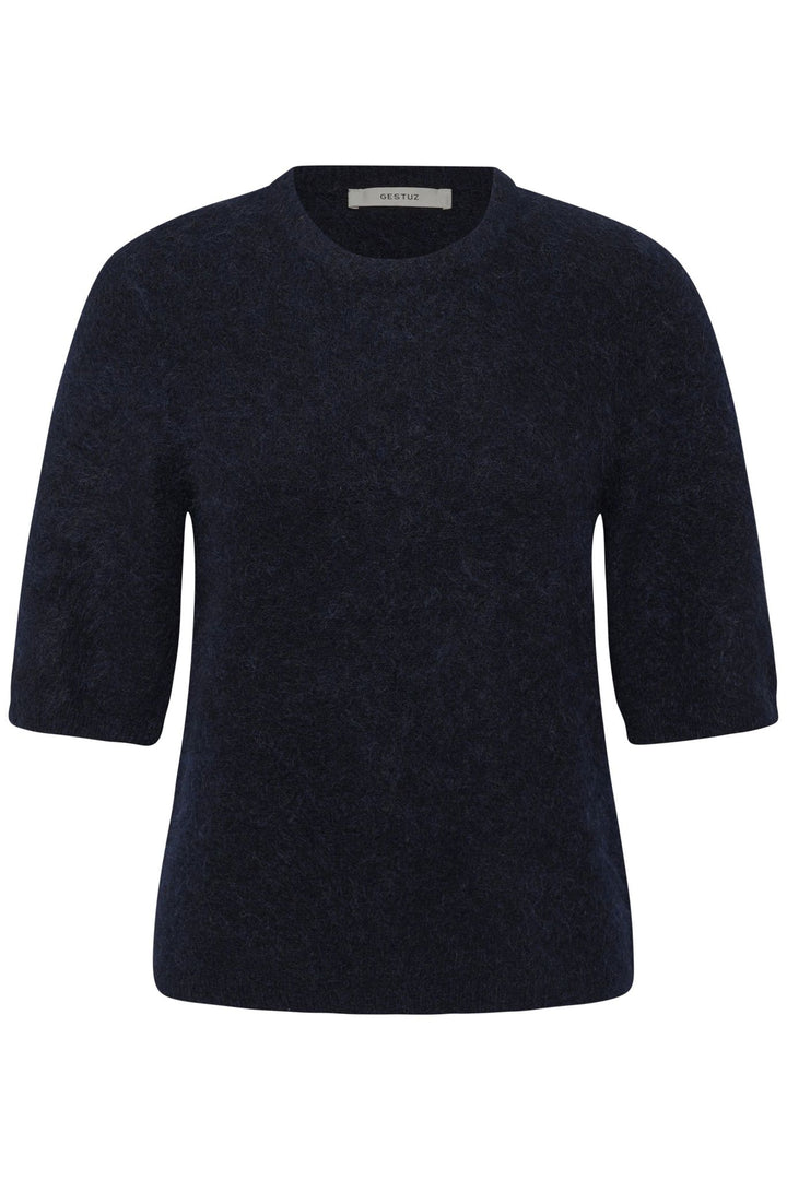 Debbie Ss Tee  Navy Melange