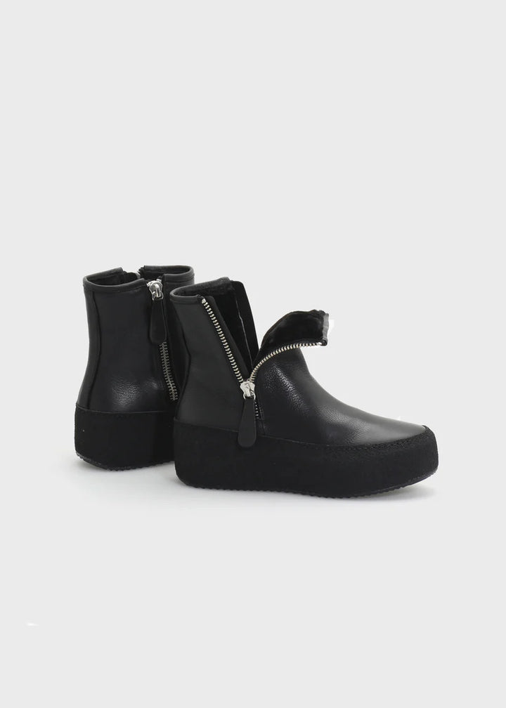 WINTER 002 NERO BOOTS IN KIPS LEATHER  Nero