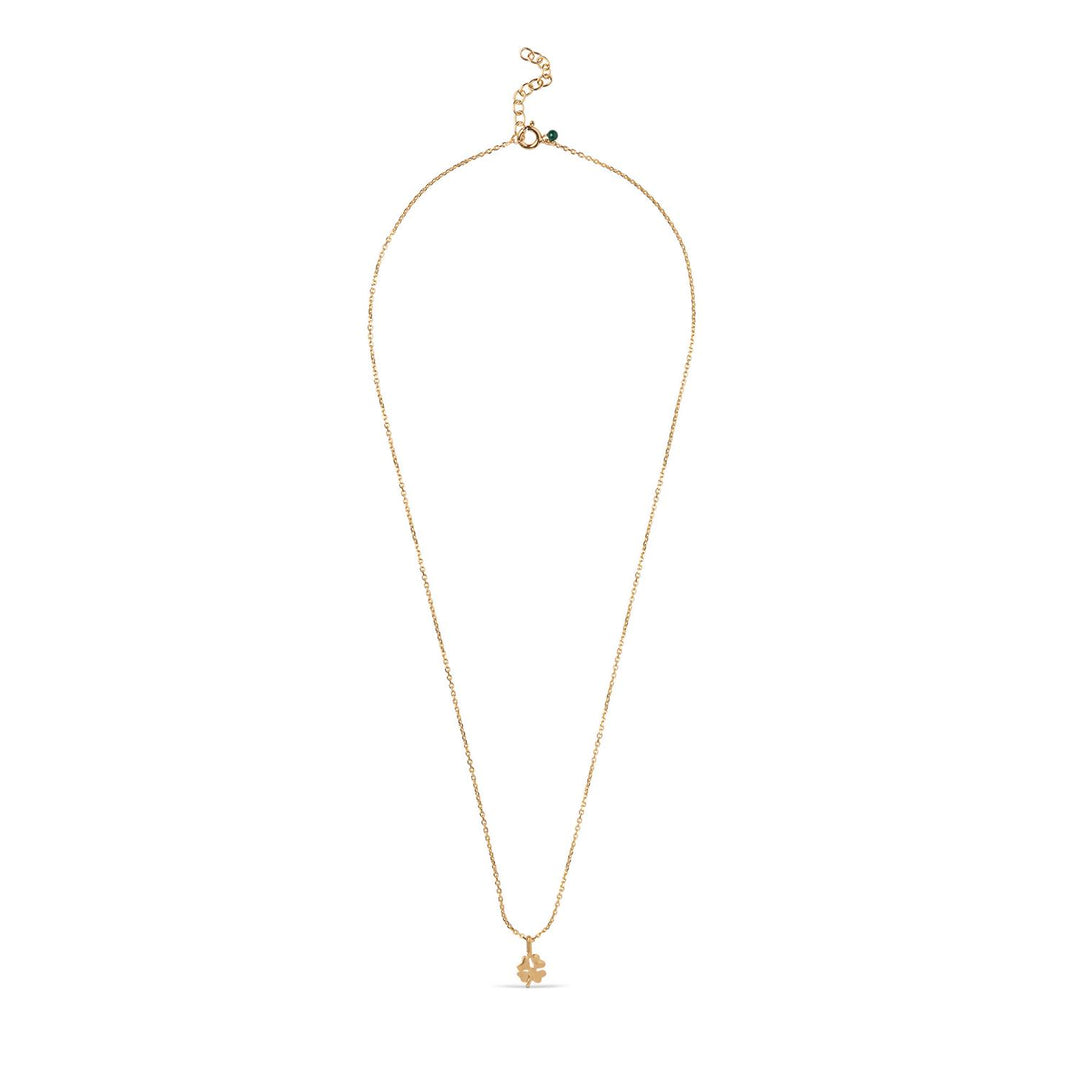 Necklace, Four-Leaf Clover  925S/Gp/M