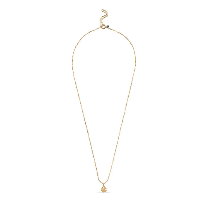 Necklace, Four-Leaf Clover  925S/Gp/M