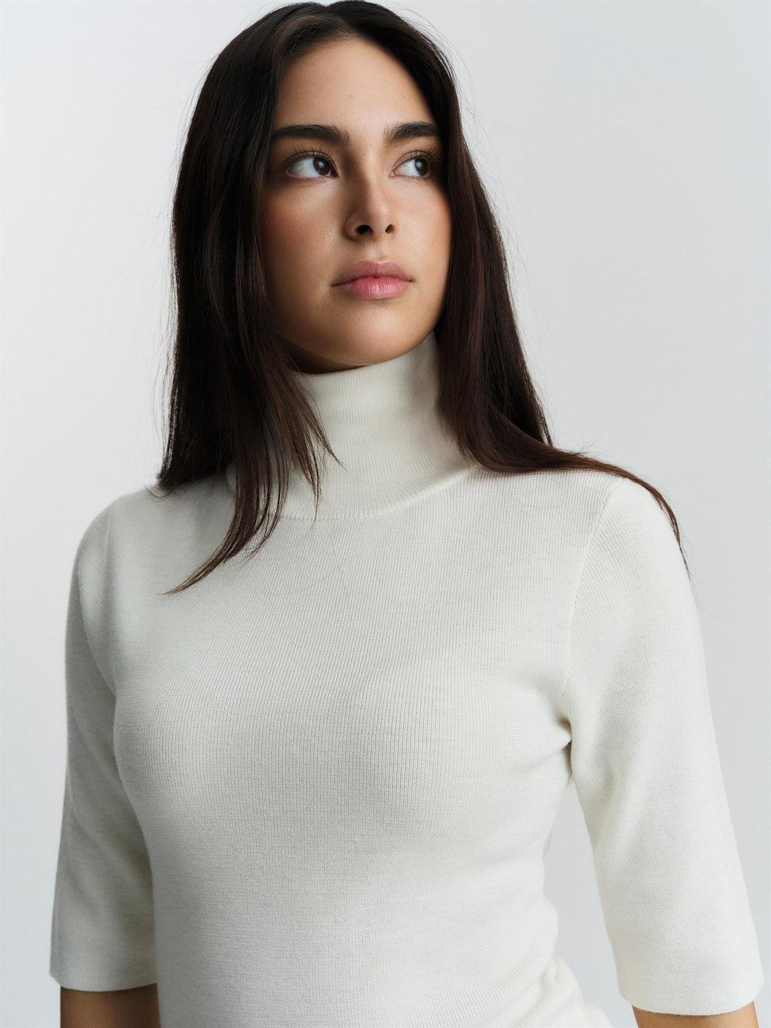 Melly merino tee  White