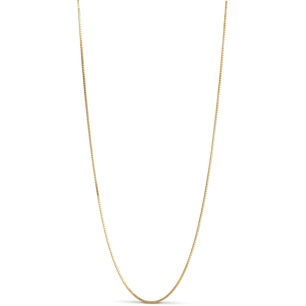 NECKLACE, BOX CHAIN 0,85 MM  Gold