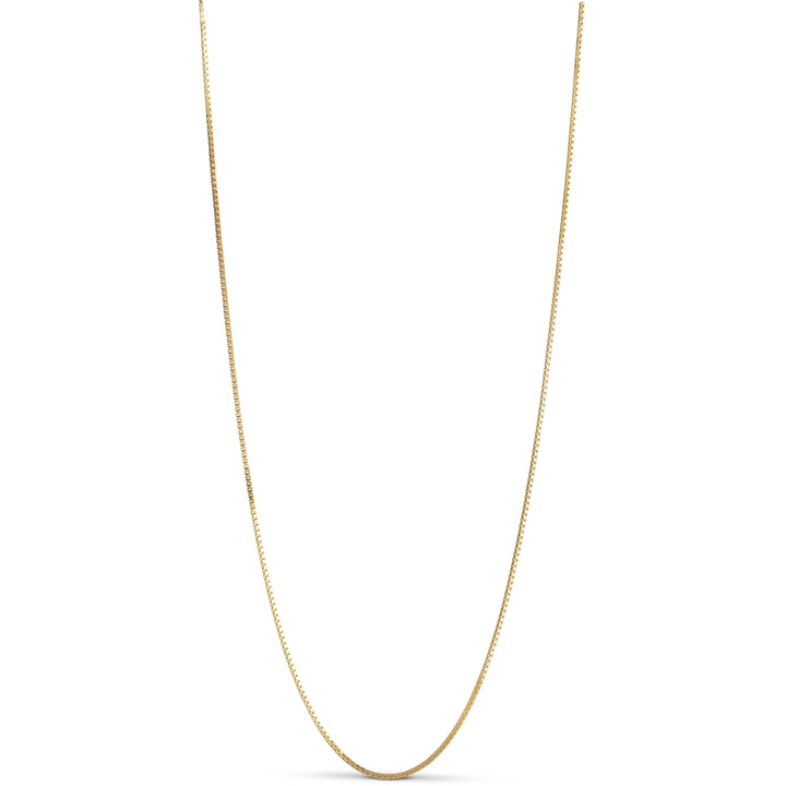 NECKLACE, BOX CHAIN 0,85 MM  Gold