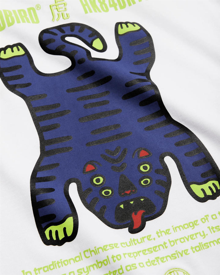WBBaine Tiger Tee  White