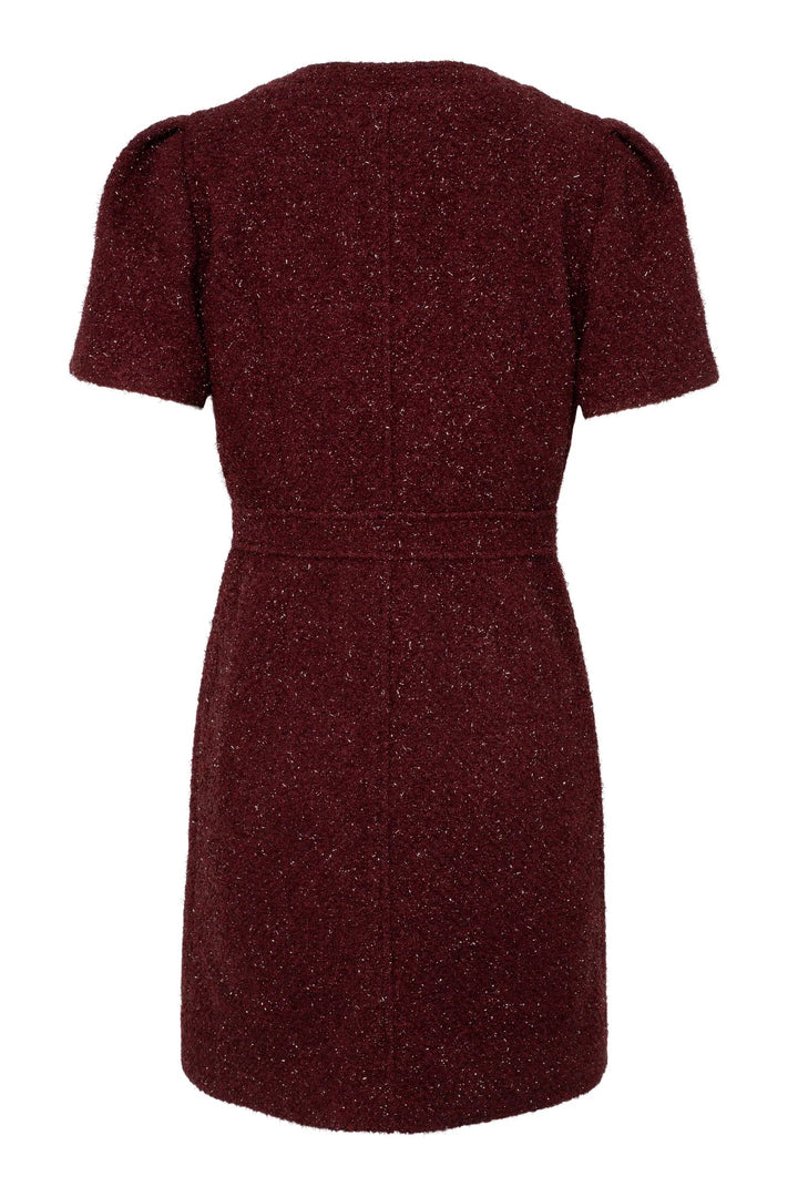 Stassie Mini Dress Burgundy