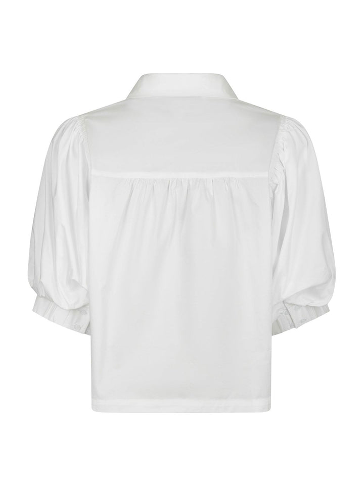 Etta Poplin Shirt  White