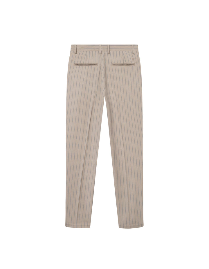 Como Reg Pin Light Wool Suit Pants  Dark Sand