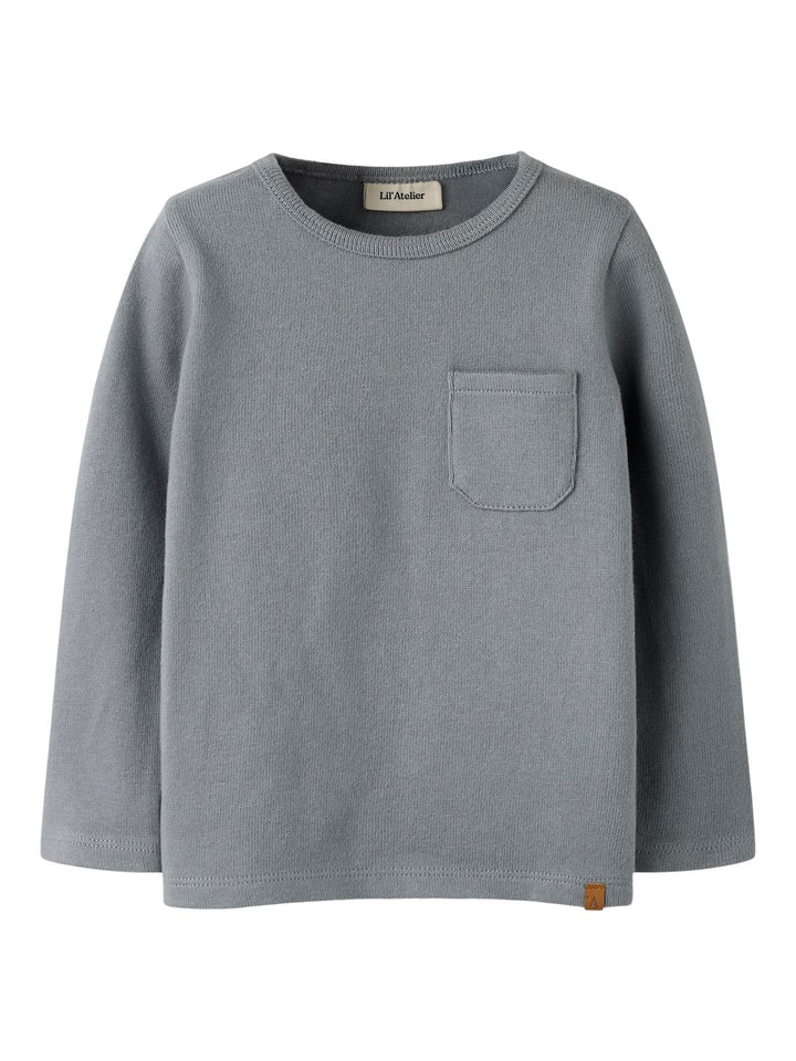 Thoro Hen Ls Slim Top  Mellomgrå