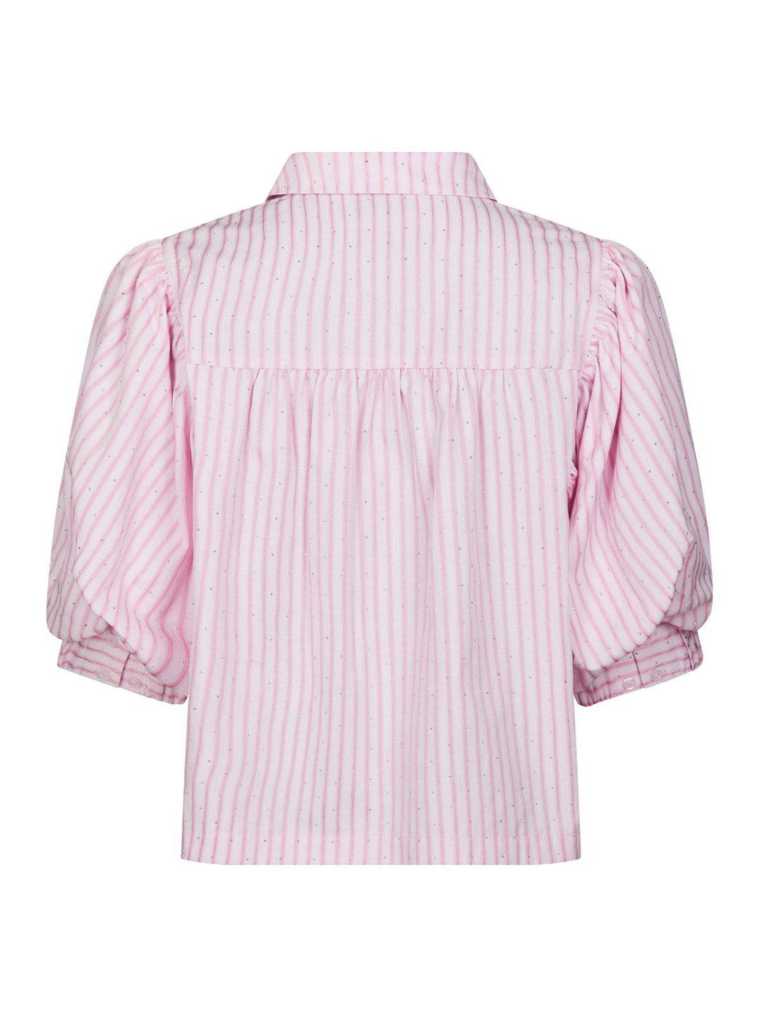 Etta Soft Stripe Stone Shirt  Light Pink