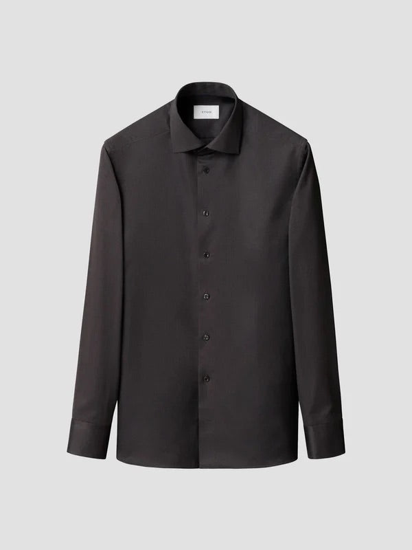 Herringbone Signature Twill contemp  Black