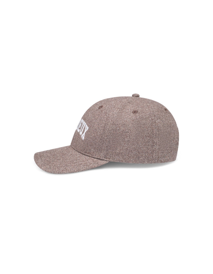 Les Deux Wool Baseball Cap  Mountain Grey Melange