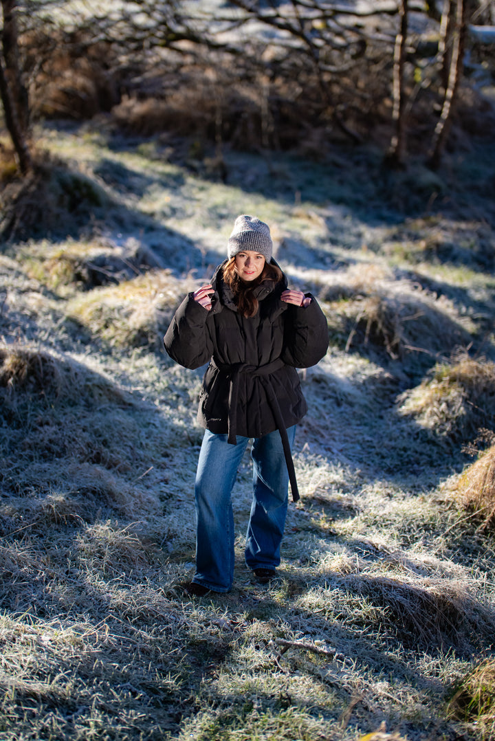 Steilia Brushed Down Jkt  Black