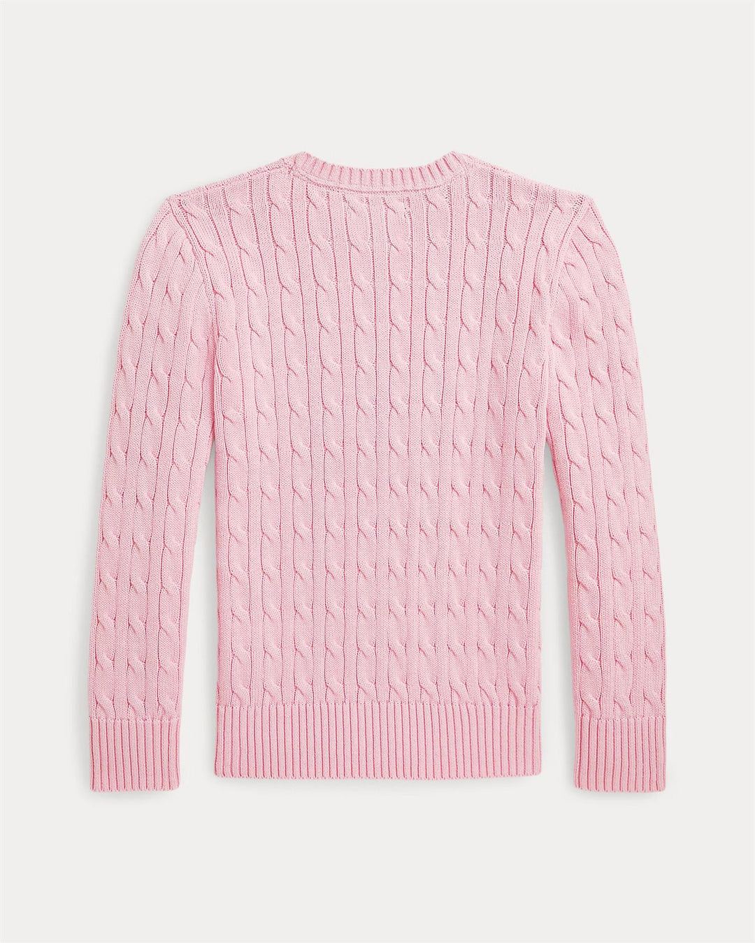 LS CABLE CN-TOPS-SWEATER  Crml Pink