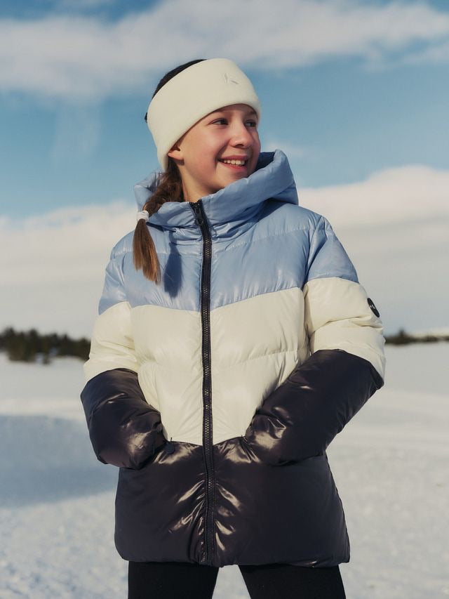 KIDS Sofie Down Jacket  Tricolor Blue