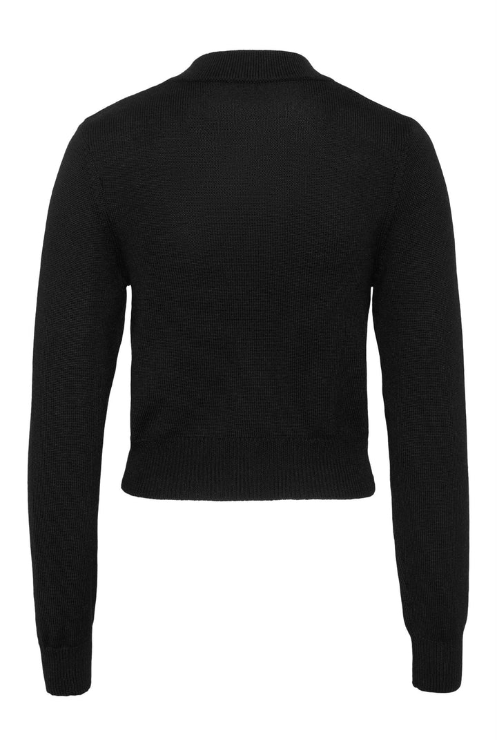 Thelma Wool Cardigan  Black