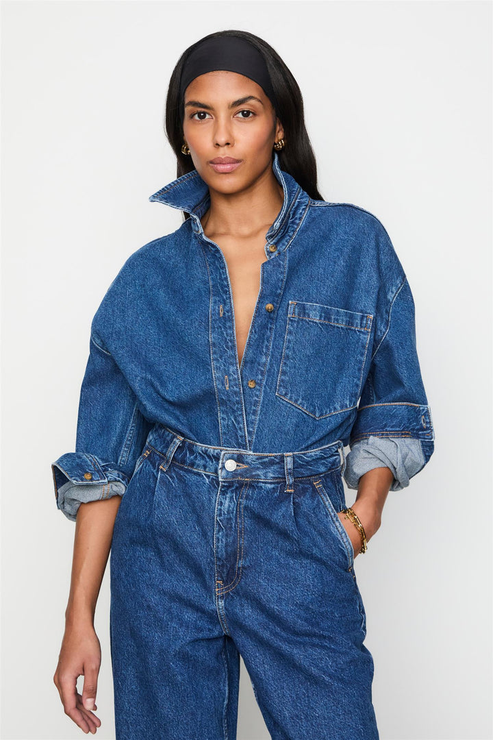 Alex Shirt  Washed Dark Blue